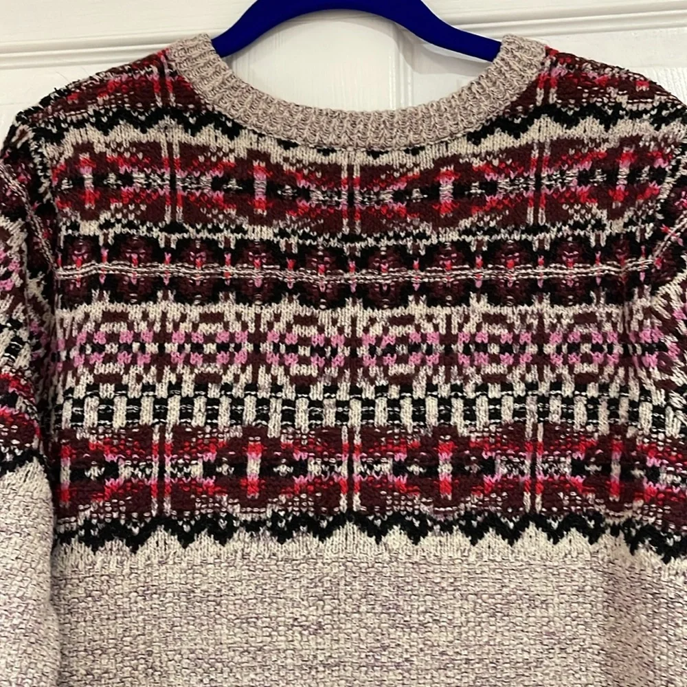 ‼️DONATING SOON‼️ J.Jill Fair Isle Style Sweater - in Great Pre-Loved Condition - Picture 5 of 9